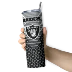 personalized-las-vegas-raiders-chevron-stripes-black-skinny-tumbler-best-selling.webp