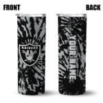 personalized-las-vegas-raiders-metallic-grid-black-skinny-tumbler-best-selling.webp
