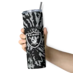 personalized-las-vegas-raiders-metallic-grid-black-skinny-tumbler-best-selling.webp