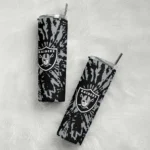 personalized-las-vegas-raiders-metallic-grid-black-skinny-tumbler-best-selling.webp