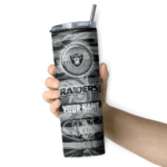 personalized-las-vegas-raiders-patterned-waves-black-skinny-tumbler-best-selling.webp