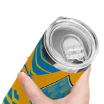 personalized-los-angeles-chargers-camo-texture-blue-skinny-tumbler-best-selling.webp