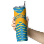 personalized-los-angeles-chargers-camo-texture-blue-skinny-tumbler-best-selling.webp