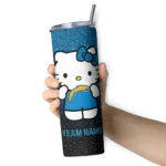personalized-los-angeles-chargers-hello-kitty-blue-black-skinny-tumbler-best-selling.webp