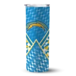 personalized-los-angeles-chargers-monogram-burst-blue-white-skinny-tumbler-best-selling.webp