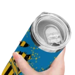 personalized-los-angeles-chargers-star-pop-blue-black-skinny-tumbler-best-selling.webp