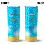 personalized-los-angeles-chargers-starburst-tiles-blue-skinny-tumbler-best-selling.webp
