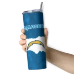personalized-los-angeles-chargers-torn-band-blue-white-skinny-tumbler-best-selling.webp
