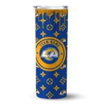 personalized-los-angeles-rams-camo-streak-blue-skinny-tumbler-best-selling.webp