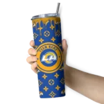 personalized-los-angeles-rams-camo-streak-blue-skinny-tumbler-best-selling.webp