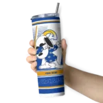 personalized-los-angeles-rams-snoopy-dog-blue-white-skinny-tumbler-best-selling.webp