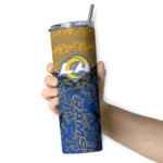 personalized-los-angeles-rams-spiral-burst-print-blue-skinny-tumbler-best-selling.webp
