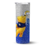 personalized-los-angeles-rams-winnie-the-pooh-blue-gray-skinny-tumbler-best-selling.webp