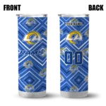 personalized-los-angeles-rams-zipper-leopard-blue-skinny-tumbler-best-selling.webp