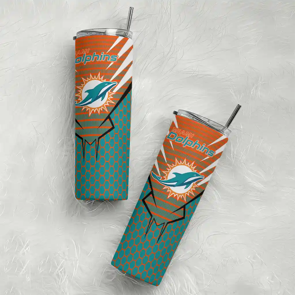 personalized-miami-dolphins-chevron-stripes-aqua-skinny-tumbler-top-rated.webp