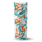 personalized-miami-dolphins-claw-marks-aqua-white-skinny-tumbler-best-selling.webp