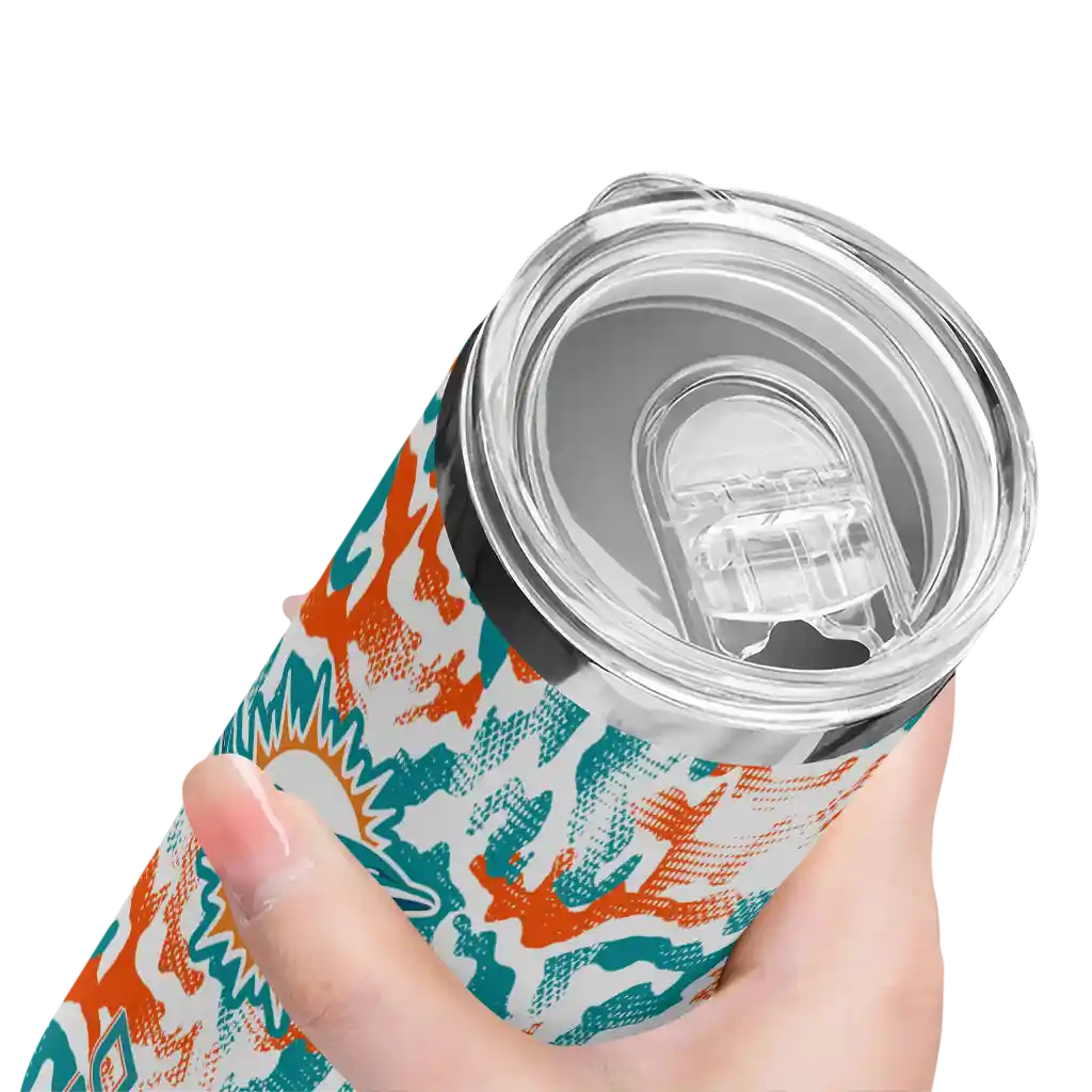 personalized-miami-dolphins-claw-marks-aqua-white-skinny-tumbler-high-quality.webp