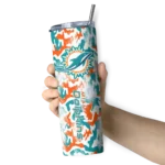personalized-miami-dolphins-claw-marks-aqua-white-skinny-tumbler-best-selling.webp