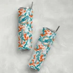 personalized-miami-dolphins-claw-marks-aqua-white-skinny-tumbler-best-selling.webp