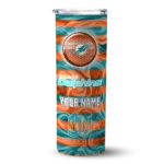 personalized-miami-dolphins-patterned-waves-aqua-skinny-tumbler-best-selling.webp