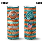 personalized-miami-dolphins-patterned-waves-aqua-skinny-tumbler-best-selling.webp