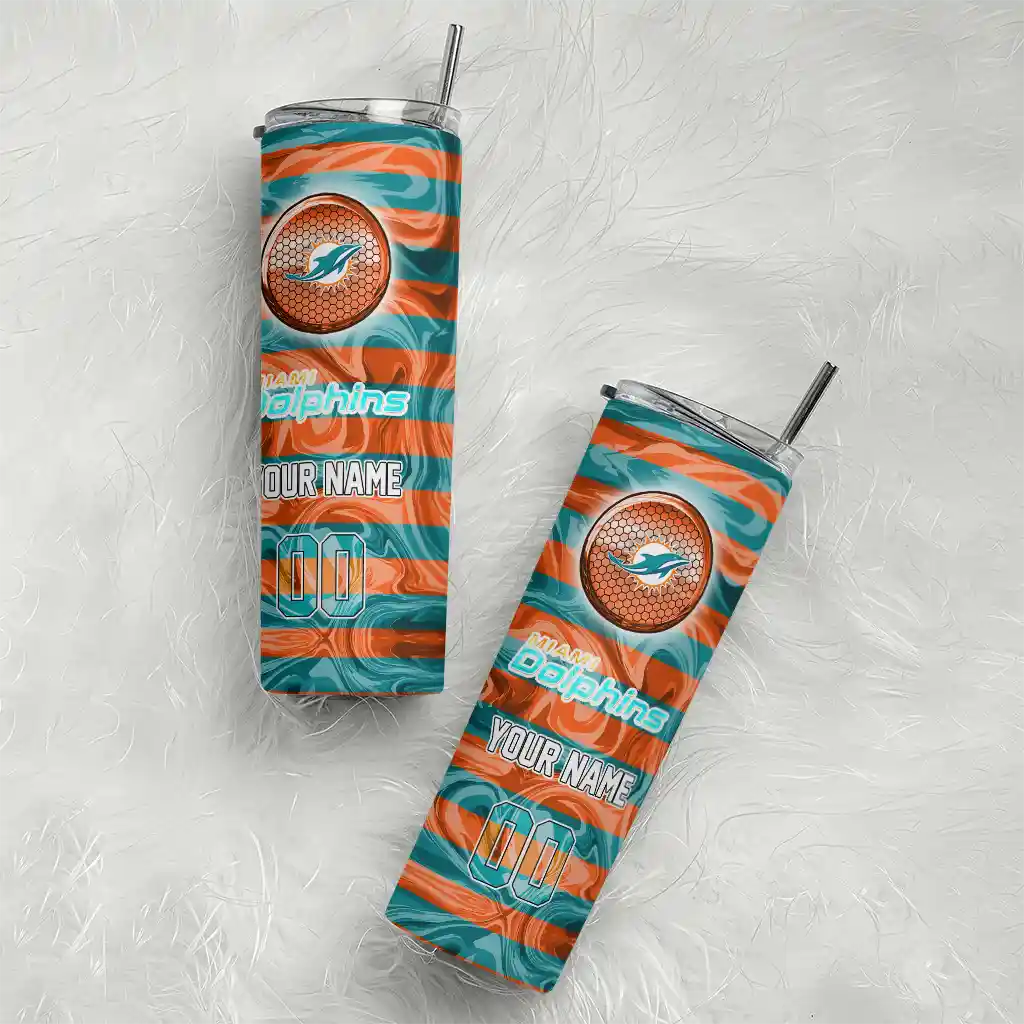 personalized-miami-dolphins-patterned-waves-aqua-skinny-tumbler-top-rated.webp