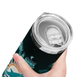 personalized-miami-dolphins-rose-romance-aqua-black-skinny-tumbler-best-selling.webp