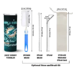 personalized-miami-dolphins-rose-romance-aqua-black-skinny-tumbler-best-selling.webp