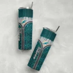 personalized-miami-dolphins-sparkle-drip-aqua-skinny-tumbler-best-selling.webp