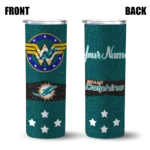 personalized-miami-dolphins-star-cluster-aqua-skinny-tumbler-best-selling.webp