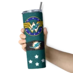 personalized-miami-dolphins-star-cluster-aqua-skinny-tumbler-best-selling.webp