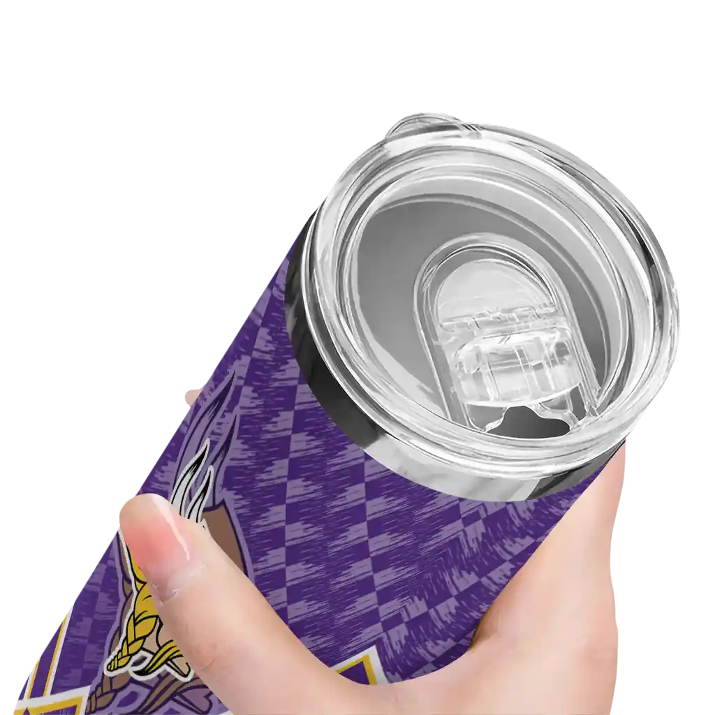 personalized-minnesota-vikings-monogram-burst-purple-white-skinny-tumbler-high-quality.webp