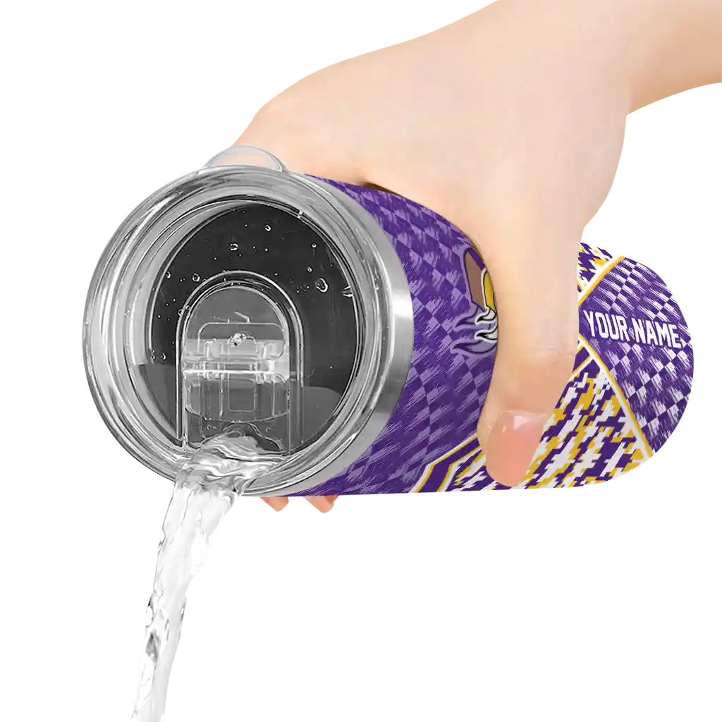 personalized-minnesota-vikings-monogram-burst-purple-white-skinny-tumbler-latest-model.webp