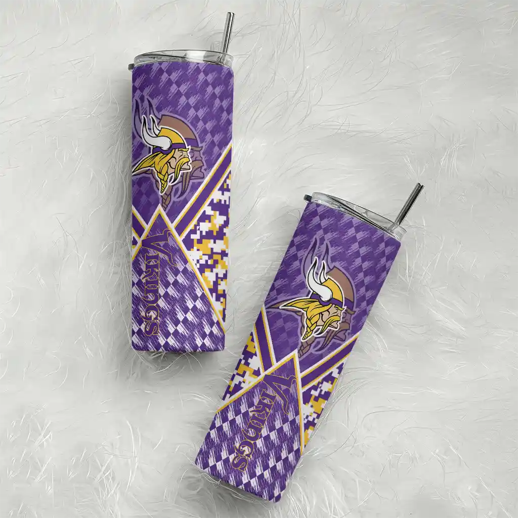 personalized-minnesota-vikings-monogram-burst-purple-white-skinny-tumbler-top-rated.webp