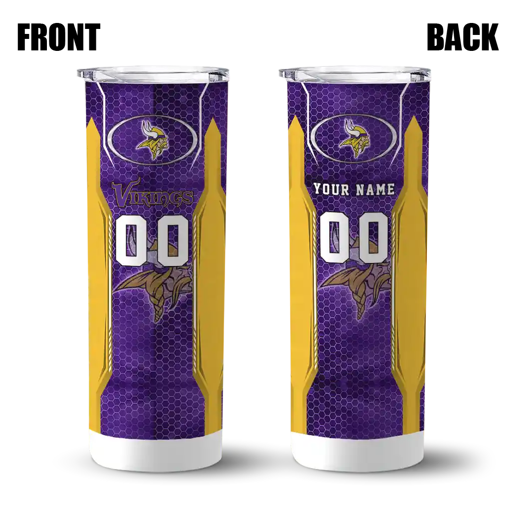 personalized-minnesota-vikings-stacked-diamond-purple-skinny-tumbler-fashion-forward.webp