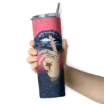 personalized-new-england-patriots-sparkle-lips-blue-skinny-tumbler-best-selling.webp