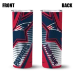 personalized-new-england-patriots-web-stripes-blue-white-skinny-tumbler-best-selling.webp