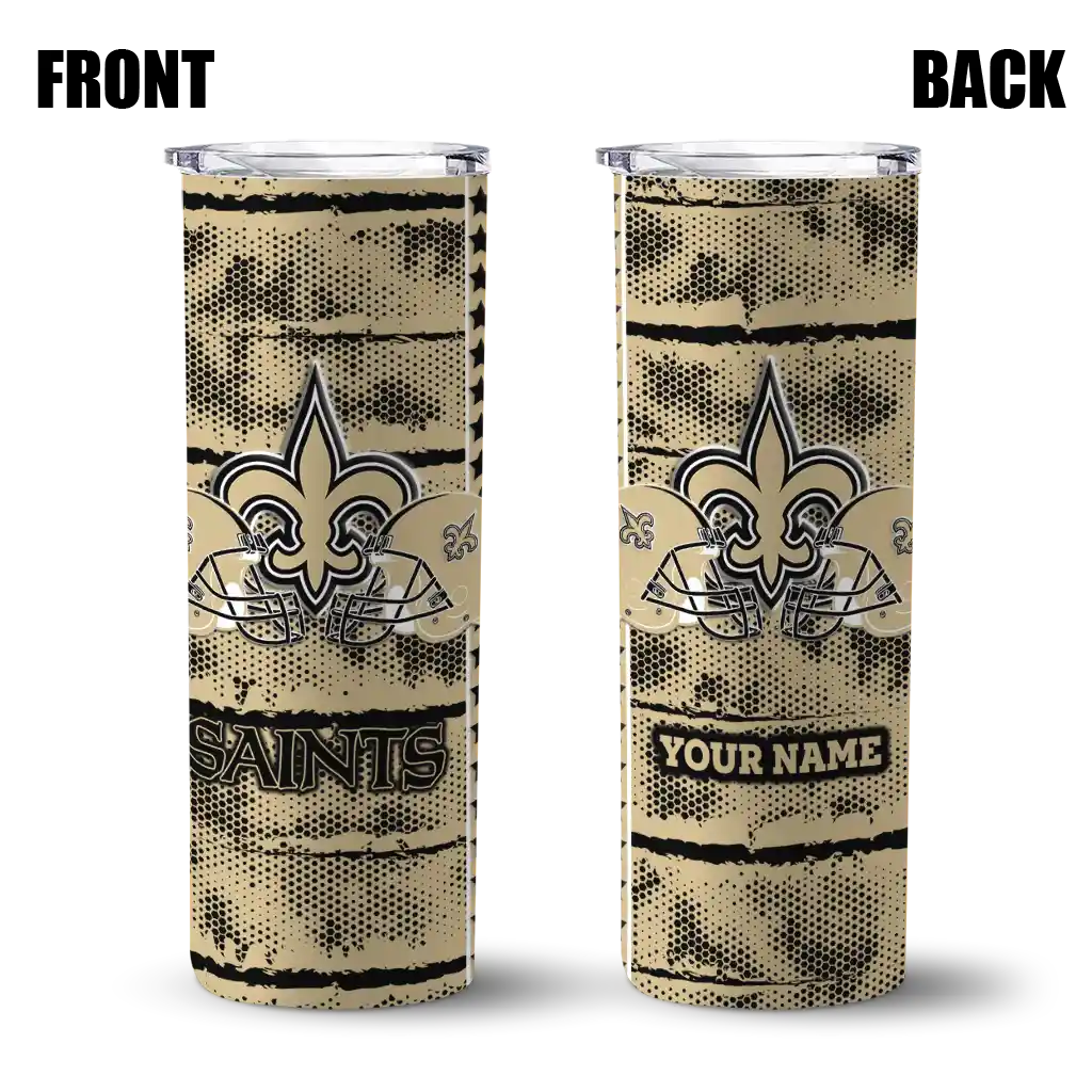 personalized-new-orleans-saints-chevron-patch-gold-skinny-tumbler-fashion-forward.webp