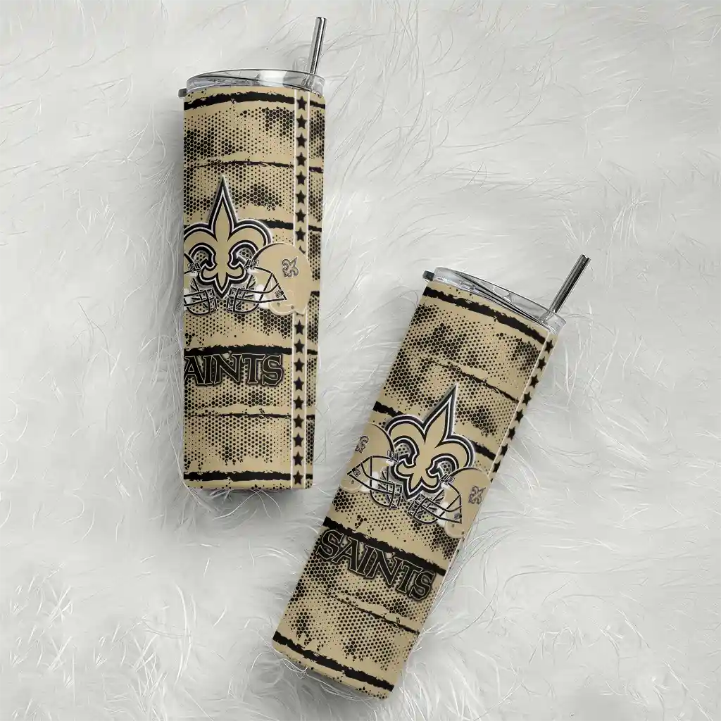 personalized-new-orleans-saints-chevron-patch-gold-skinny-tumbler-top-rated.webp