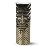 personalized-new-orleans-saints-chevron-stripes-gold-skinny-tumbler-best-selling.webp