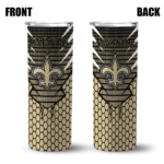 personalized-new-orleans-saints-chevron-stripes-gold-skinny-tumbler-best-selling.webp