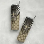 personalized-new-orleans-saints-chevron-stripes-gold-skinny-tumbler-best-selling.webp