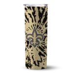 personalized-new-orleans-saints-metallic-grid-gold-skinny-tumbler-best-selling.webp