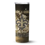 personalized-new-orleans-saints-rose-romance-gold-black-skinny-tumbler-best-selling.webp