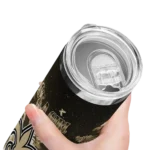 personalized-new-orleans-saints-rose-romance-gold-black-skinny-tumbler-best-selling.webp