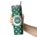 personalized-new-york-jets-camo-streak-green-skinny-tumbler-best-selling.webp