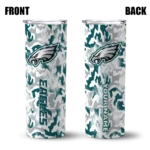 personalized-philadelphia-eagles-claw-marks-green-white-skinny-tumbler-best-selling.webp