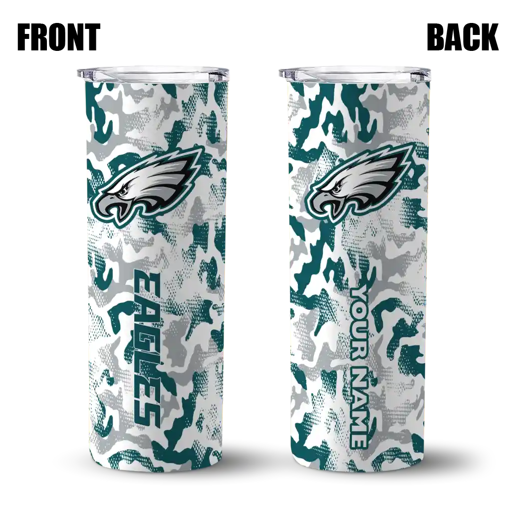personalized-philadelphia-eagles-claw-marks-green-white-skinny-tumbler-fashion-forward.webp