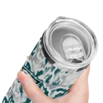 personalized-philadelphia-eagles-claw-marks-green-white-skinny-tumbler-best-selling.webp