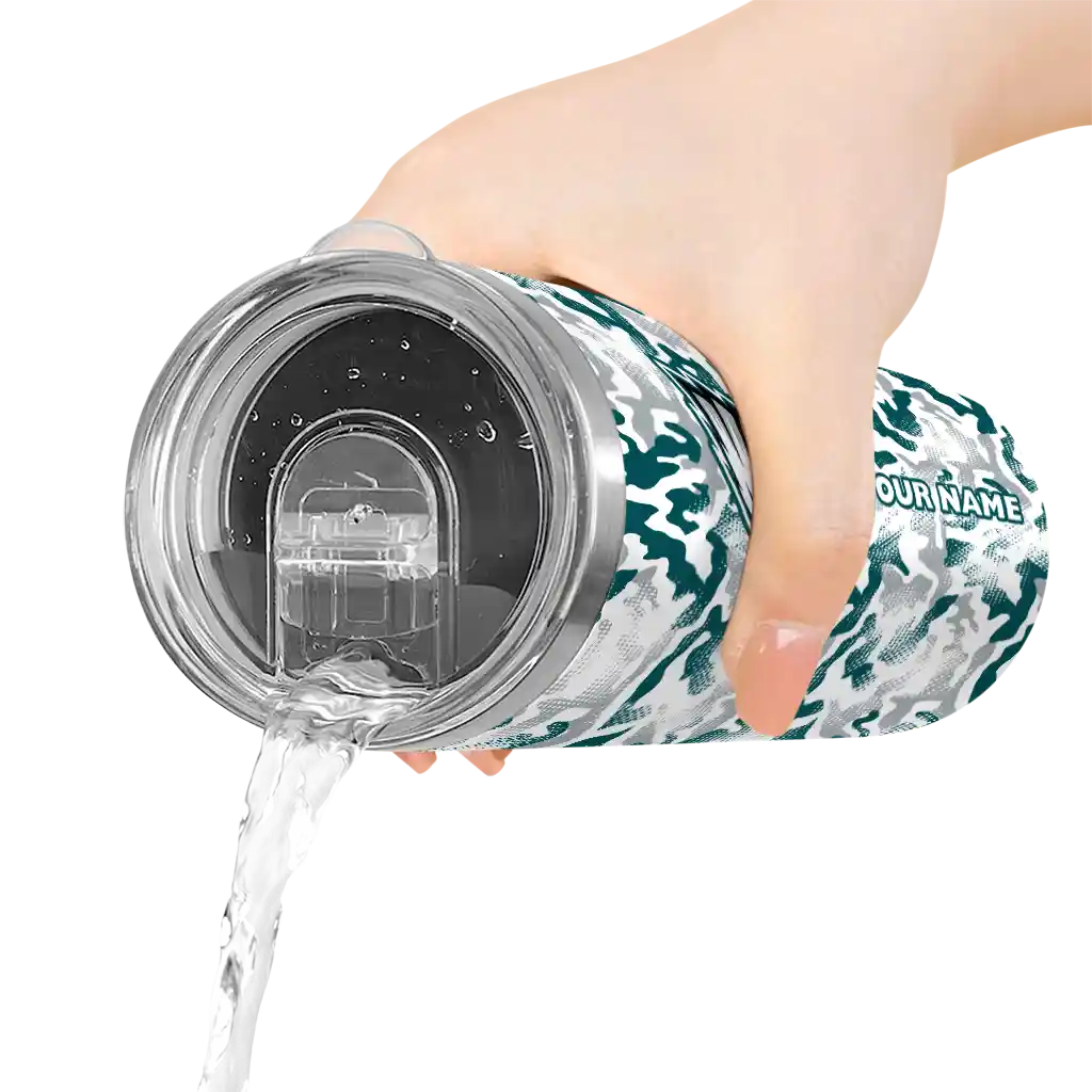 personalized-philadelphia-eagles-claw-marks-green-white-skinny-tumbler-latest-model.webp